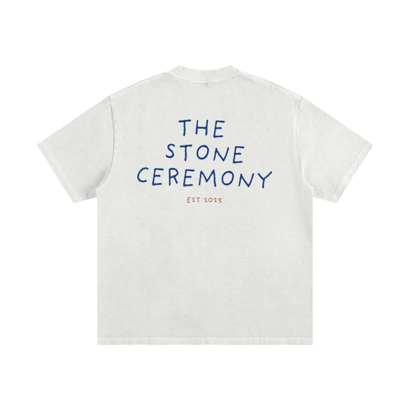 draw Heavyweight Vintage Washed Frayed T-Shir